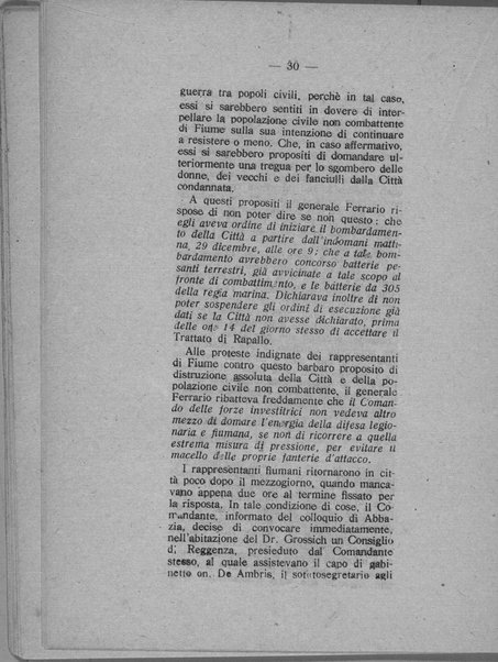 L'assasinio di Fiume. Narrazione documentata delle giornate sanguinose del Natale fiumano